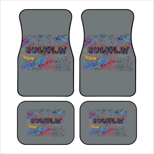Discover Coldplay World Tour 2023 Car Mats, Vintage Coldplay Tour Car Mats