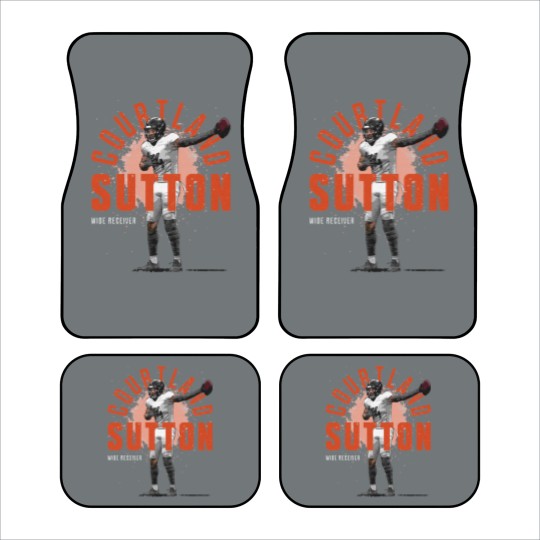 Discover Courtland Sutton Denver Player Name - Courtland Sutton - Car Mats