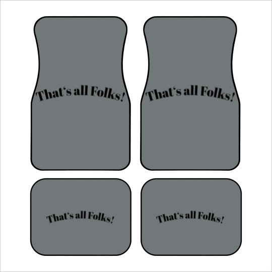 Discover That's All Folks Car Mats