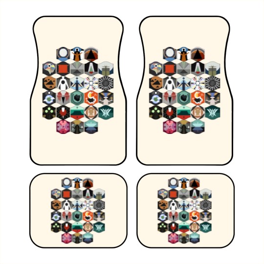 Discover Destiny 2 Vow Of Disciple Raid Symbols Short-Sleeve Car Mats