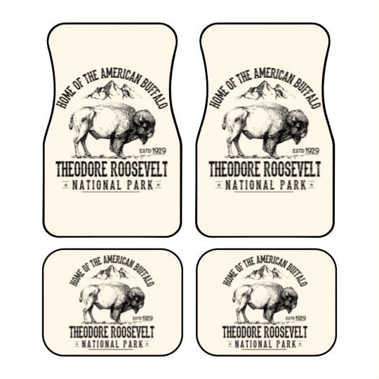Discover Theodore Roosevelt National Park Souvenirs Hiking Adventure - Theodore Roosevelt - Car Mats