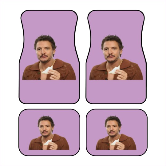 Discover Pedro Pascal Eating Sandwich Car Mats, Pedro Pascal  Car Mats