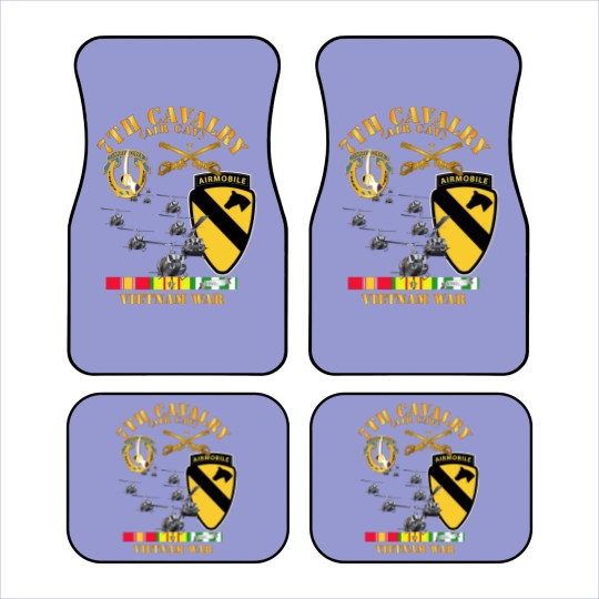 Discover 7th Cavalry (Air Cav) - 1st Cav Division w SVC - Air Assault - Car Mats