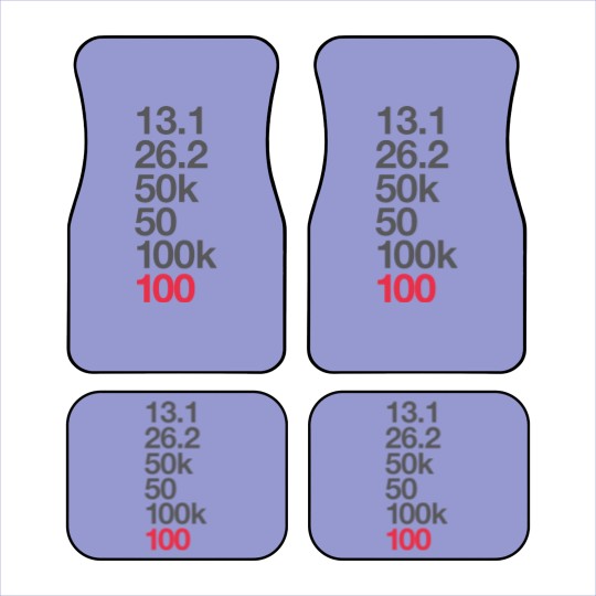 Discover 100 Miler Ultra Running - Ultramarathon - Car Mats