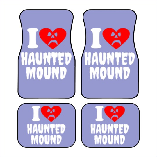 Discover I Love Haunted Mound Car Mats