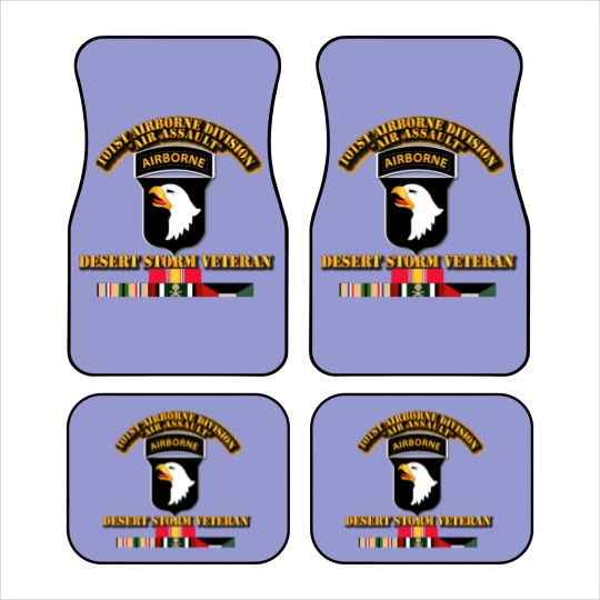 Discover Army 101st Airborne Division Desert Storm Veteran Car Mats