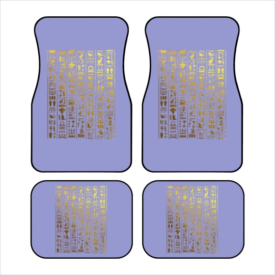 Discover Egyptian Hieroglyphics - Ancient Egypt Car Mats