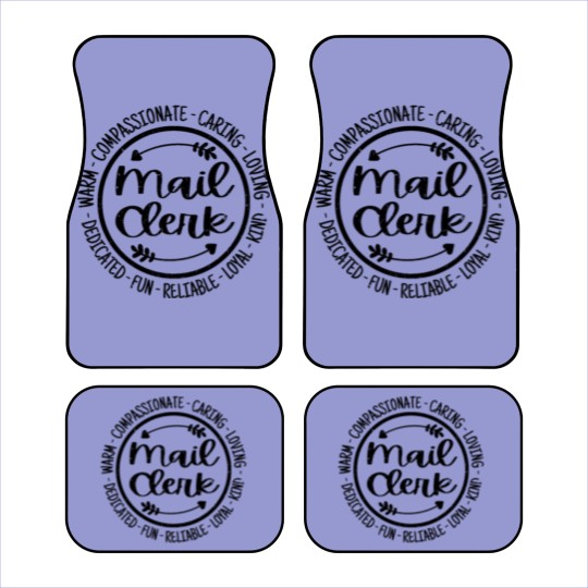 Discover Mail Clerk Vintage Gift Car Mats