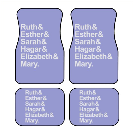 Discover Strong Women of the Bible Car Mats