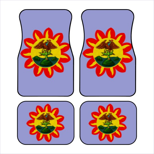 Discover Mexica Flag Car Mats