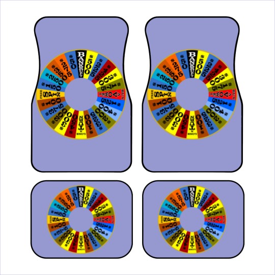 Discover Wheel of Fortune logo Car Mats Car Mats