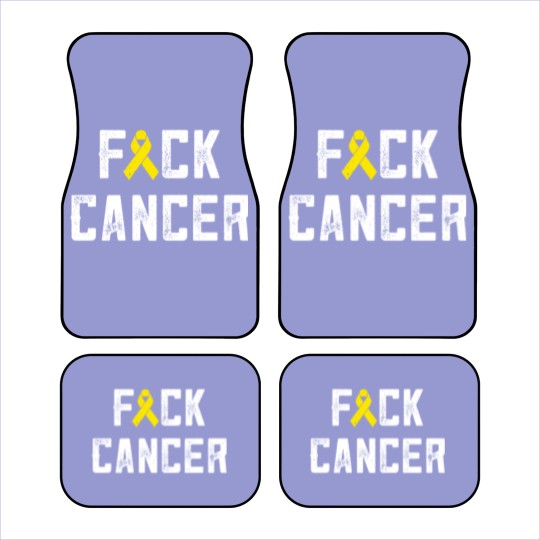 Discover Fck Cancer Funny Chemo Chemotherapy Battle Cancer Car Mats