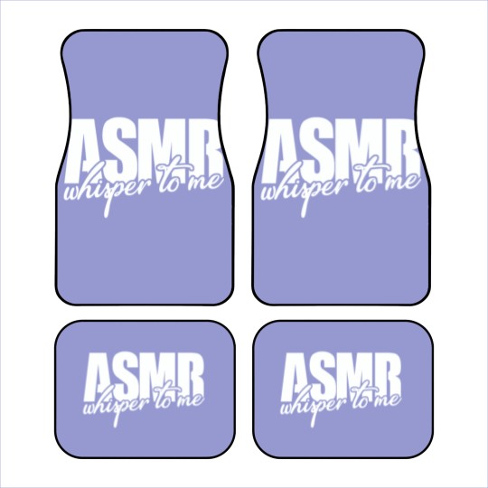 Discover ASMR Whisper To Me Car Mats