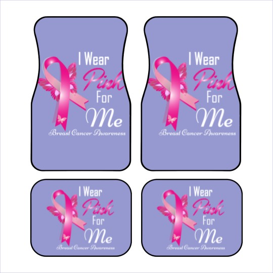 Discover wear pink for me breast cancer Car Mats