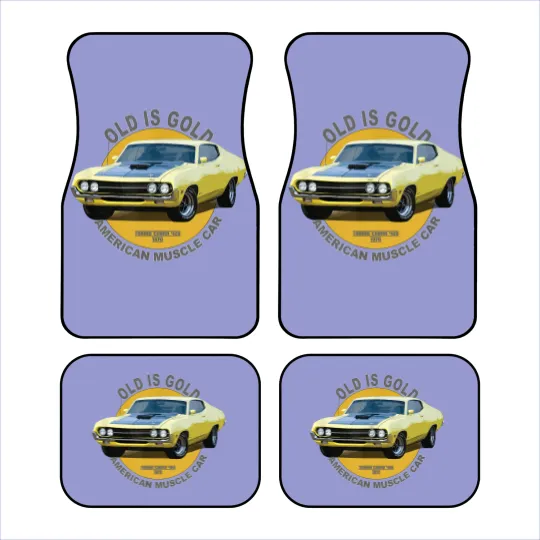 Discover Torino 429 Super Cobra American Muscle Car 60s 70s Old is Gold - Torino Cobra - Car Mats