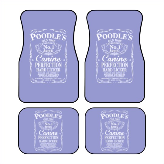 Discover Poodles Dog Old Time No1 Breed Canine Perfection Car Mats