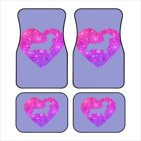 Discover Cute Dachshund Wiener Dog Heart Gift For Girls And Car Mats