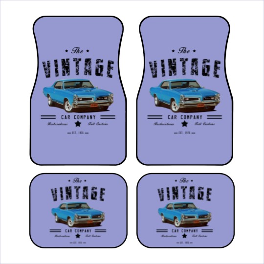 Discover Vintage Car Company Car Mats
