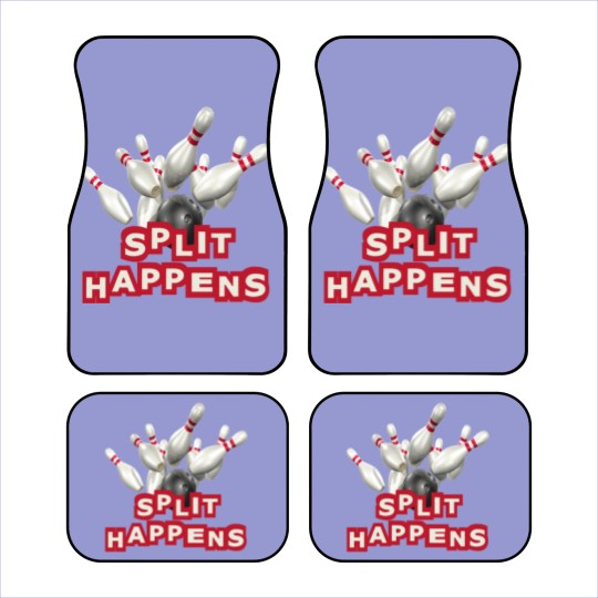 Discover Bowling Split Happens Car Mats