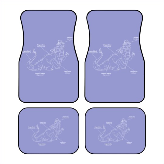 Discover Pete's Dragon Elliot Dragon Blueprint - Petes Dragon - Car Mats