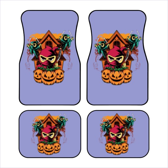 Discover Halloween Ninja Costume Pumpkin Cute Ninja Kids Car Mats