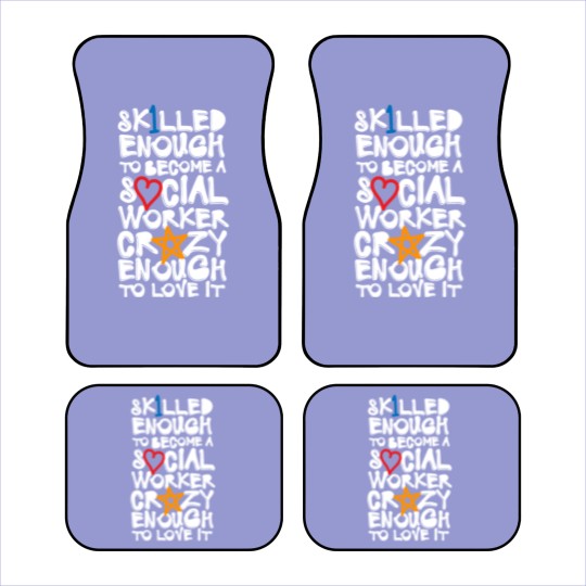 Discover Skilled Social Worker Car Mats