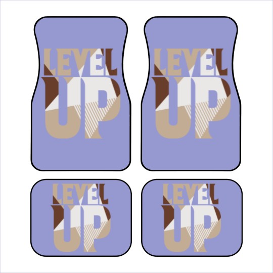 Discover Level Up Dunk High Light Chocolate Matching Sneaker Car Mats