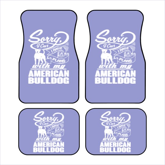 Discover American Bulldog Car Mats Car Mats