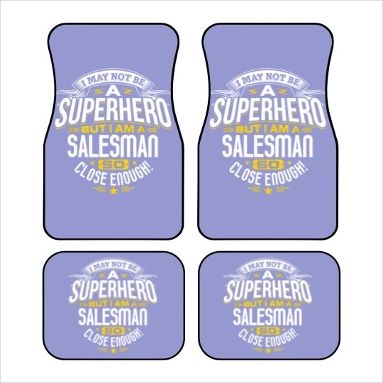 Discover Salesman Idea Professional Superhero Salesmen Car Mats