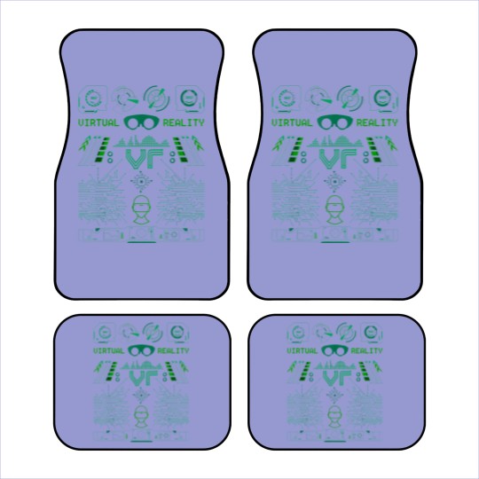 Discover Virtual Reality VR Retro Gamers Car Mats
