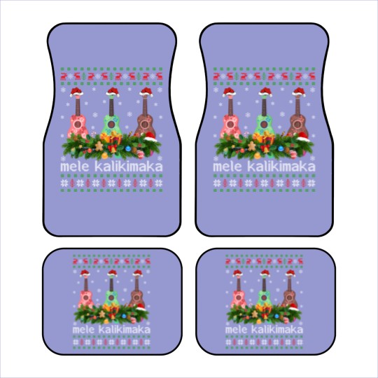 Discover Mele Kalikimaka Ukulele Guitar  Car Mats