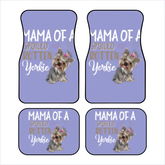 Discover Yorkie Dog Car Mats - Yorkie Mom, Dog Lover Gift Car Mats