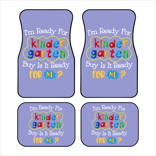 Discover Kids First Day Of Kindergarten Funny Back To School Car Mats