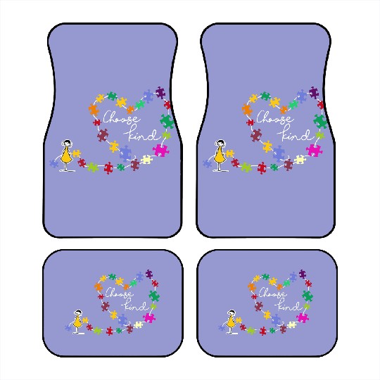 Discover Choose Kind Car Mats