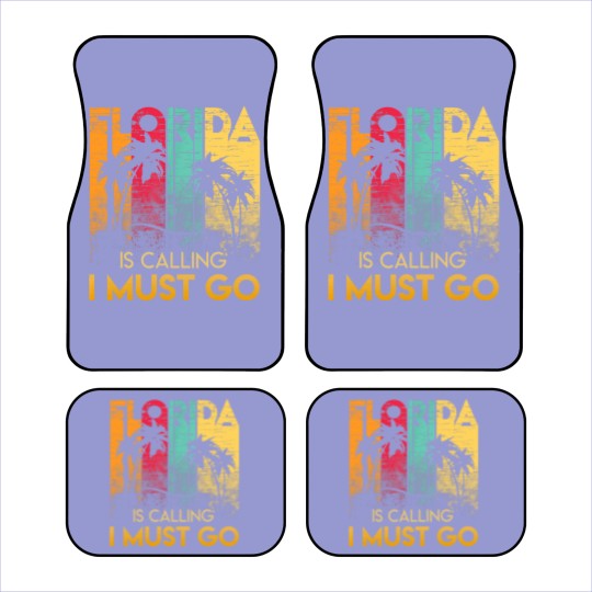 Discover Florida Strong Men's Car Mats Florida Is Calling I Must Go
