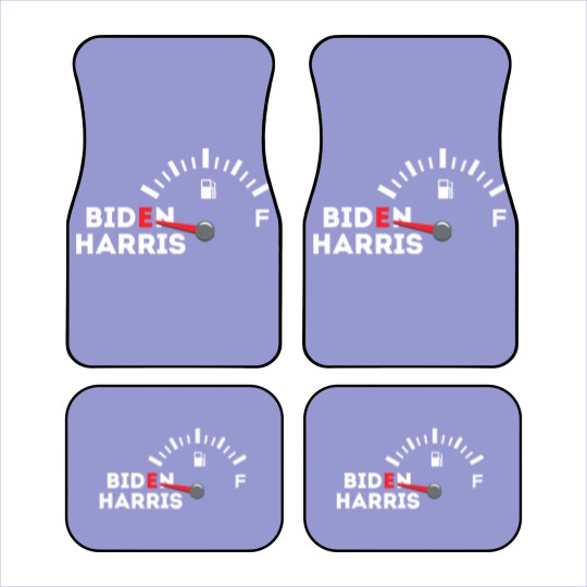 Discover Funny Biden Gas Car Mats | Empty Fuel Tank Gas Shortage Car Mats