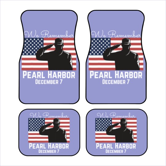 Discover We Remember Pearl Harbor Car Mats