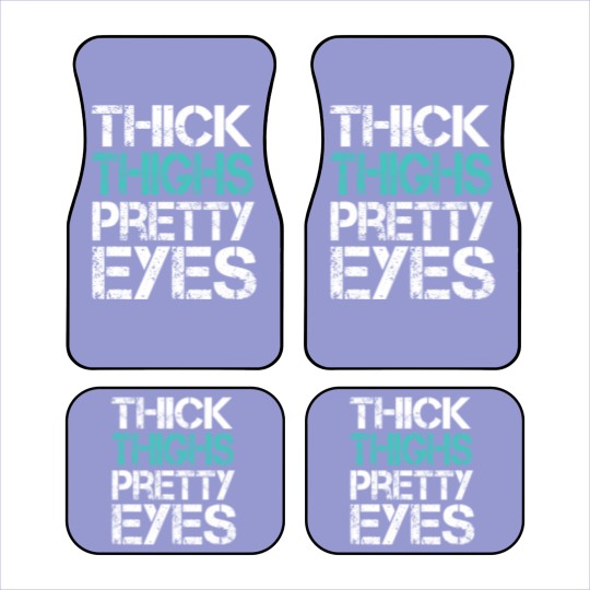 Discover Workout Car Mats Thick Thighs Pretty Eyes Gym Car Mats