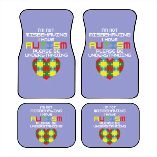 Discover I Have Autism I'm Not Misbehaving Car Mats