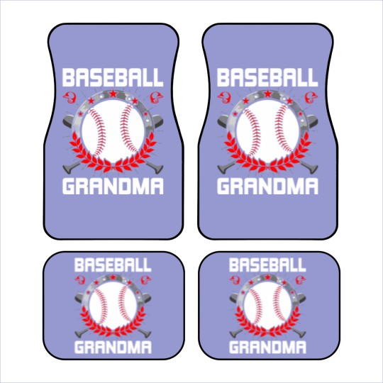 Discover Baseball Grandma Baseball Lover Car Mats