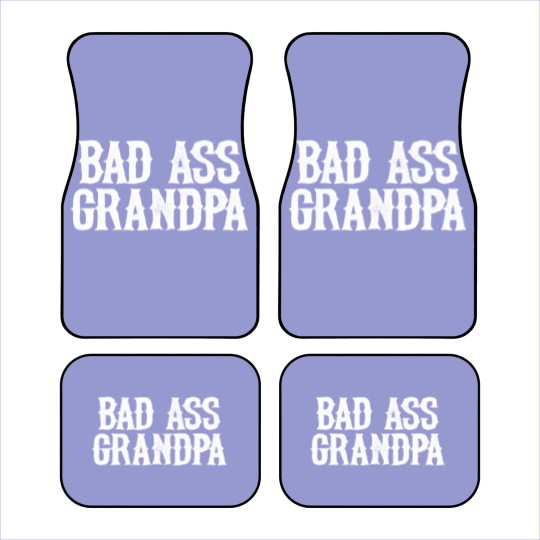 Discover Men's Car Mats Bad Ass Grandpa