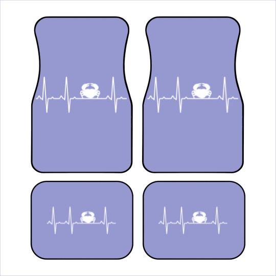 Discover Crab Heartbeat Car Mats