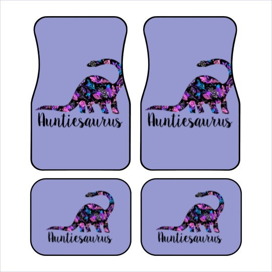 Discover Womens Auntiesaurus Car Mats Funny Kids Gift for Aunt Cute Graphic Dinosaur Top