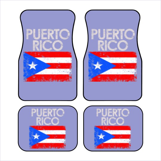 Discover Vintage Puerto Rico Rican Flag Car Mats
