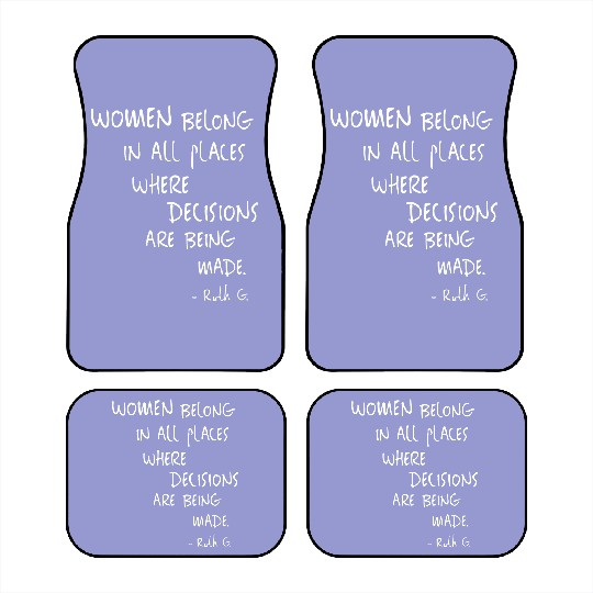 Discover Womens Equal Rights Women Rights Political Feminism Feminist Gift V-Neck Car Mats