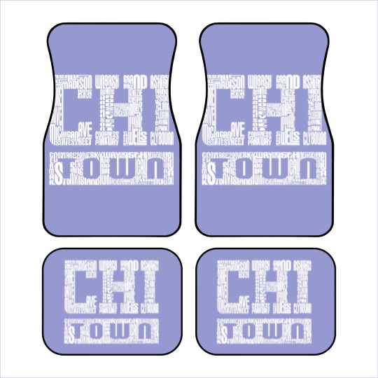 Discover Chi Town Streets Chicago Hoody Clothing Apparel Car Mats