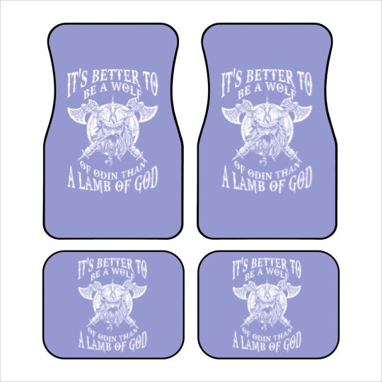Discover Be a wolf of Odin - Better than a lamb of God Car Mats