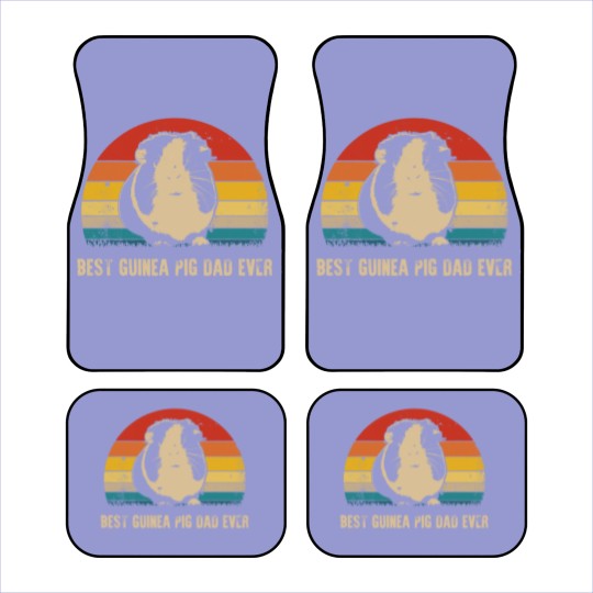 Discover Best Guinea Pig Dad Ever Car Mats Pig Daddy Car Mats
