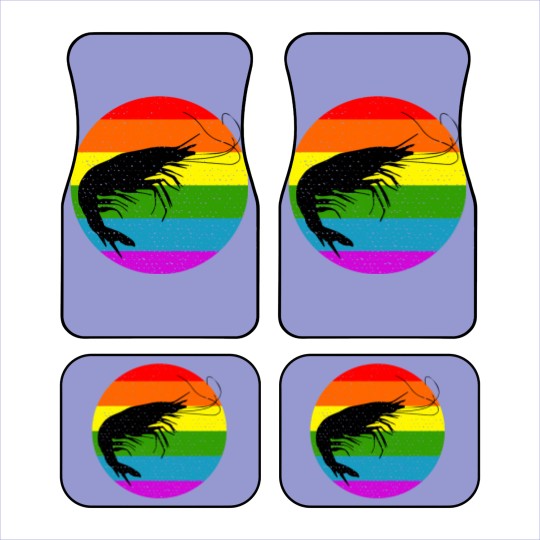 Discover Rainbow Shrimp Car Mats