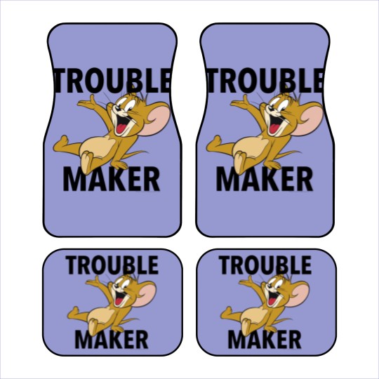 Discover Tom And Jerry Car Mats Trouble Maker Portrait